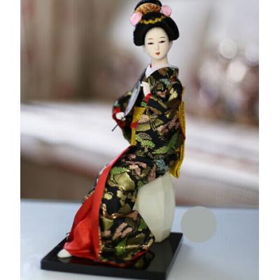 日本艺妓人偶娃娃 日式和服木娃木偶娃娃装饰摆设生日礼品多款选 特色手工艺品