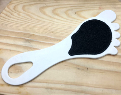 地球最低价双面小脚丫搓脚板去死皮器角质多功能磨砂搓脚板磨脚石去死皮工具