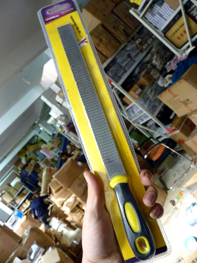 地球最低价买贵10倍退款进口GOMER 14寸（35cm）合金大板锉 合金挫刀 平斜锉 金钢石锉