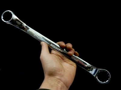 精品加厚GOMER 27-30长37cm铬钒钢 梅花扳手 两头梅花