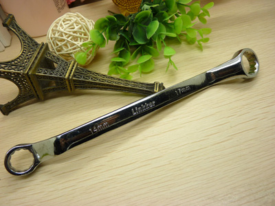 精品进口加厚GOMER 14-17长22cm铬钒钢 梅花扳手