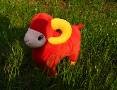 1号嘟嘟羊 可爱毛绒玩具羊公仔 生日礼物 孩子玩具