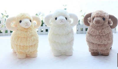 3号嘟嘟羊 可爱毛绒玩具羊公仔 生日礼物 孩子玩具