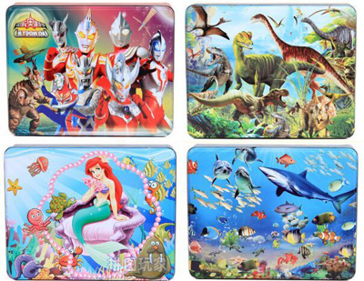 幼儿早教益智拼图拼版动物120片大号宝宝拼图