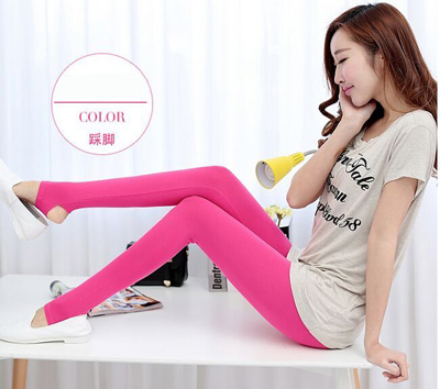 妩媚打底裤外穿长裤春秋薄款小脚裤 打底袜-9分裤