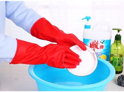 居家必备防水手套XSJ-310糖果多色清洁乳胶手套