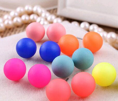 3号甜美可爱糖果色清新耳钉耳饰女饰品装饰配饰