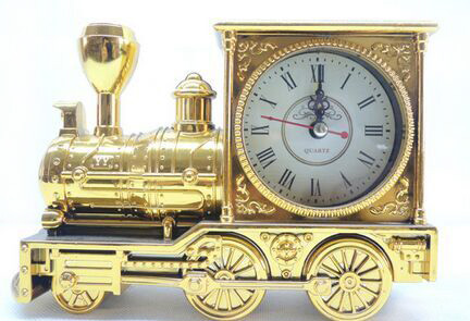 懒人闹钟个性正品创意复古火车头欧美复古闹钟时钟 礼物