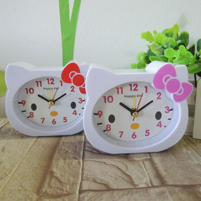 全网最低KT猫小闹钟 时钟 生日礼物 摆台闹钟