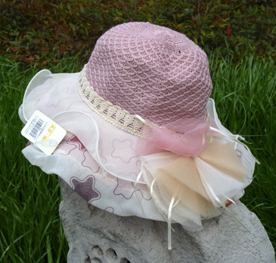 独家设计女夏天韩版遮阳帽防晒帽沙滩帽户外防紫外线大沿手工编织真丝太阳帽