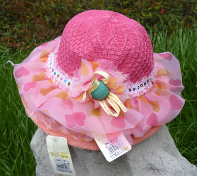 儿童草帽宝宝帽子夏天太阳帽遮阳帽女童童帽亲子帽宝宝帽儿童帽子