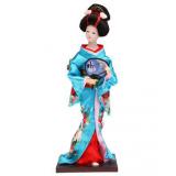 日本艺妓人偶娃娃 日式和服木娃木偶娃娃装饰摆设生日礼品多款选 特色手工艺品