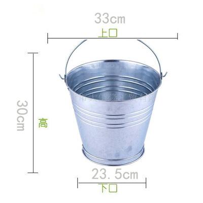 加大加厚铁皮桶 白铁皮桶水桶