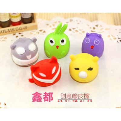 天天爱消除创意5件套卡通橡皮擦 学生橡皮 