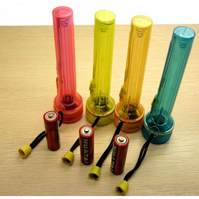 家用便携式强光手电 5号电池装照明手电筒