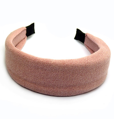 韩版纯色宽边简约布艺发卡发箍