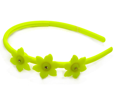 韩国进口正品发饰头饰品糖果色花朵水钻细韩版韩式发卡发箍头箍