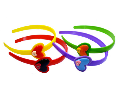 时尚百搭新款心形水钻搭配大气发箍头箍发饰