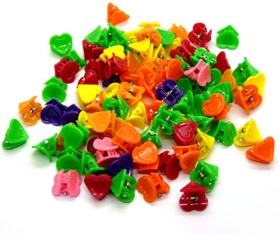 全网最低批发（50个装）厂家批发儿童发夹 新款可爱糖果色迷你发夹抓夹混批