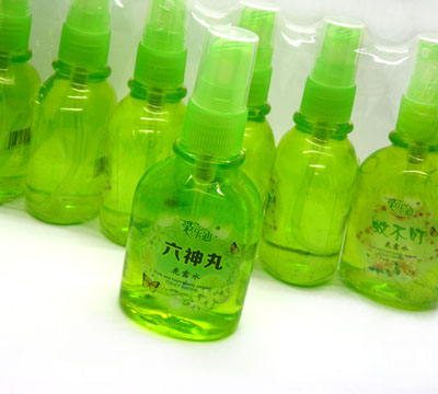 驱蚊驱虫认准六神花露水 驱赶蚊虫7小时有效 110ml装