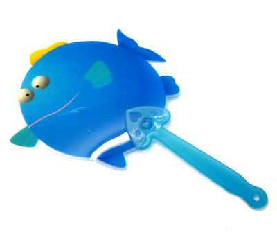 厂家批发多彩卡通广告扇 一字柄夏凉扇子