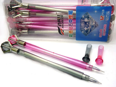 全新创意 水晶钻石中性笔1019替芯 厂家直销!!!