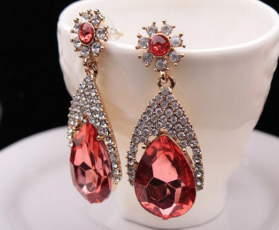 新款火爆时尚玛瑙耳饰 水晶耳饰 钻石耳饰 出口产品 厂家直批