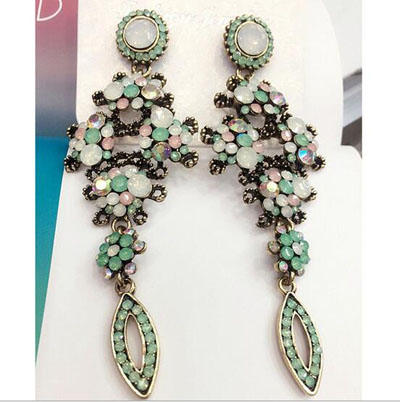 新款火爆时尚玛瑙耳饰 水晶耳饰 钻石耳饰 出口产品 厂家直批