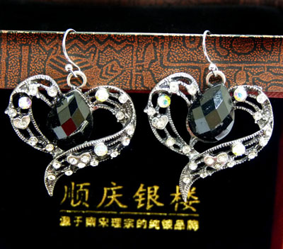 新款火爆时尚玛瑙耳饰 水晶耳饰 钻石耳饰 出口产品 厂家直批