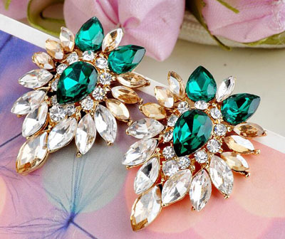 新款火爆时尚玛瑙耳饰 水晶耳饰 钻石耳饰 出口产品 厂家直批