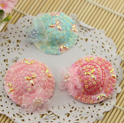 新款水晶镶钻发夹 儿童发夹萌萌的