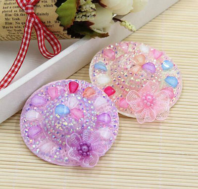 新款水晶镶钻发夹 儿童发夹萌萌的