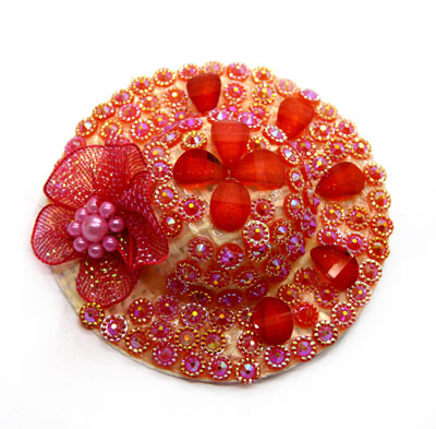 新款水晶镶钻发夹 儿童发夹萌萌的