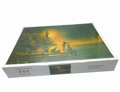 厂家直销500片平面盒装...