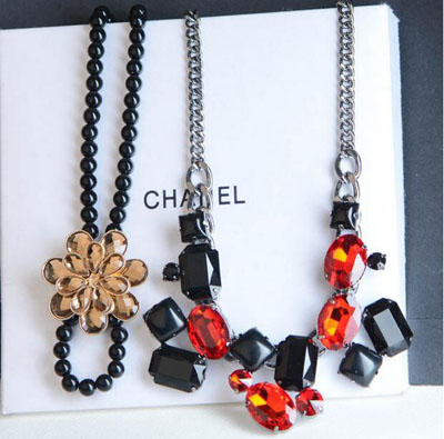 外贸产品项链 镶钻项链西方风格 时尚百搭款