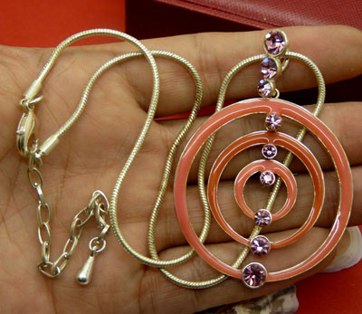 外贸产品项链 镶钻项链西方风格 时尚百搭款