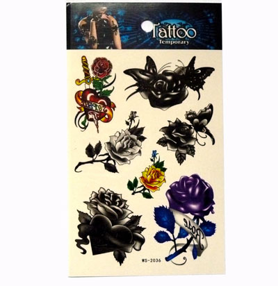 新品发布 明星卡通纹身贴厂家直批