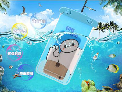 超开爱卡通手机防水袋 使...