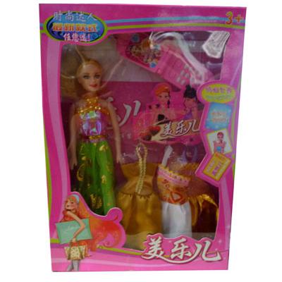 厂家直销 芭比娃娃套装 美乐儿玩具套装系列32*23*5cm