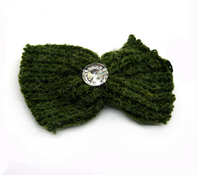 小蝴蝶结发夹 蕾丝钻石发夹 厂家直批