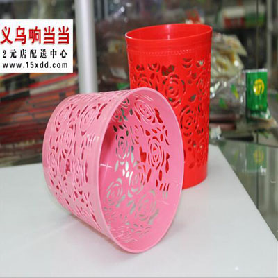 厂家批发2504桌面垃圾桶 时尚彩色收纳盒小垃圾栏