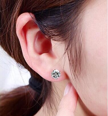 火爆热款！！64角切割锆石耳钉 凸显时尚个人气质（原价2.45元）耳饰批发