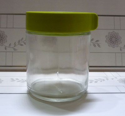 密封储物罐 多功能调料罐 透明玻璃罐（8.3*10.8cm）