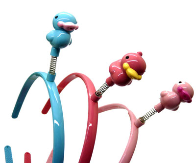 外贸款时尚摇头晃脑版发箍 萌宝宝必备 儿童发箍发饰特价批发原价2.65现价1.05元！！