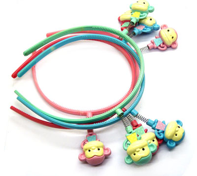 外贸款时尚摇头晃脑版发箍 萌宝宝必备 儿童发箍发饰特价批发原价2.65现价1.05元！！