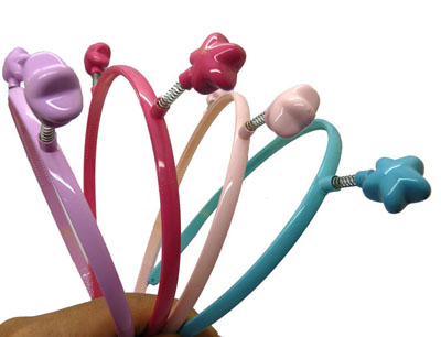 外贸款时尚摇头晃脑版发箍 萌宝宝必备 儿童发箍发饰特价批发原价2.65现价1.05元！！