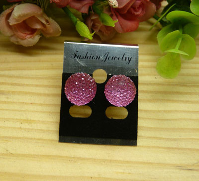 时尚水晶珍珠耳钉 百搭款防过敏耳钉10mm