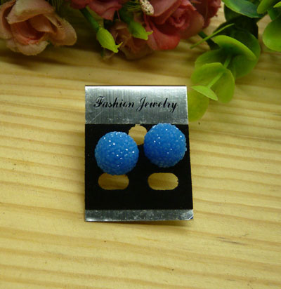 时尚水晶珍珠耳钉 百搭款防过敏耳钉10mm