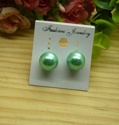 时尚水晶珍珠耳钉 百搭款防过敏耳钉10mm