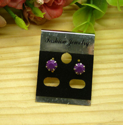 16年爆款耳钉 时尚潮流风格糖果色耳钉6mm